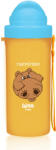 Wee Baby Чаша със сламка Wee Baby - Friends, 300 ml, оранжева (395)