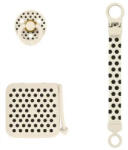BIBS Подаръчен сет BIBS - Polka, клипс, кутия и залъгалка, 6-18 м, Ivory/Black (7500147) - ozone
