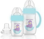 Wee Baby Комплект шишета Wee Baby - Nanninom, широко гърло, 0-6 м (603) - ozone