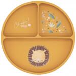 Sassi Junior Силиконова чиния с вакуум Sassi - Chompy The Lion, оранжева (SSSI0665)