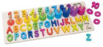 Goki Puzzle alfanumeric educativ Goki, pentru copii 3+ (GOKI58357)