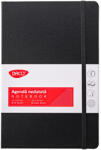 Daco Adenda A5 nedatata Daco AN527N, 80 file, 80 g/mp, Neagra (AN527N)