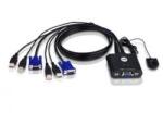 ATEN KVM Switch 2PC USB CS22U+Kábel