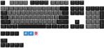 SHARKOON Skiller SAC20 Keycap szett ANSI fekete (114 db) (4044951037445)