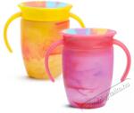 Munchkin Miracle 360 Tie Dye Cup Tropical - sárga, rózsaszín, 2db, 207ml