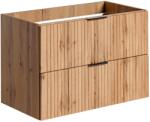 Comad ADEL OAK 82-80-B-2S - Шкаф за баня под мивка ADEL 57x80, 2 см дъб (CM0063)