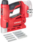 Worcraft Akkumulátoros tűzőgép, szögbelövő, Worcraft CNS-S20LiC ShareSYS, piros/fekete, 8-14 mm kapocshossz, U alakú kapcsokhoz, 15 mm szeghossz, 20 V Li-Ion, akkumulátor és töltő nélkül (TC1131103)