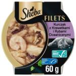 Sheba Filets csirkével, óceáni halakkal és garnélával szószban 60 g nedves macskaeledel