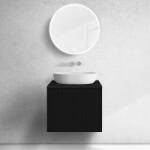 Oltens Lun szekrény feletti pult 60x45 cm fekete 63024300 (63024300)