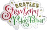 The Beatles Strawberry Fields Forever Logo Embossed Магнит (<![CDATA[BEATMAG89]]>)