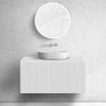 Oltens Lun szekrény feletti pult 100x45 cm fehér 63026000 (63026000)