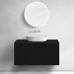 Oltens Lun szekrény feletti pult 100x45 cm fekete 63026300 (63026300)