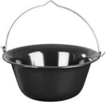 Magic home Lábas, zománcozott acél, 12 l, fekete, Magic Home (802607)