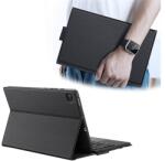 Dux Ducis DUX DUCIS tok álló, bőr hatású (FLIP, bluetooth billentyűzet, asztali tartó, QWERTY, angol nyelvű) FEKETE [Samsung Galaxy Tab S6 Lite 10.4 LTE (SM-P619) 2022] (5996591101064)