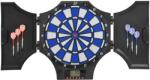 SPORTNOW Elektronikus Dartstábla 6 Dárttal és LCD Monitorral 31 Játékhoz, 83x45x4 cm, Fekete és Kék (A70-067V01BK)