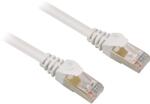 Sharkoon S/FTP Cat6 Patch Kábel 15 m - Fehér