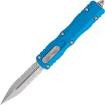 Microtech Knives DIRAC D/E STWH P/S ALBASTRU 225-11BL