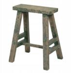 Clayre & Eef Zöld fa szék/asztal/virágtartó 39x29x47 cm ( 6H1965)