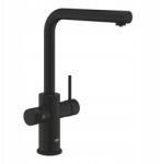 GROHE Minta konyhai csaptelep kihúzható kifolyócsővel phantom black 30590KF0 (30590KF0)