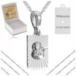 Golden Celebrity Ezüst Szingapúri Lánc Medál 925 Szűz Mária Gravírozás (srebrny łańcuszek z medalikiem na komunię 925) - allegro - 11 835 Ft