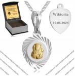 Golden Celebrity Női Ezüst Nyaklánc Lánc Medállal Istenanya Pr 925 Gravírozás