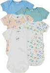 Petit Bateau Body pentru copii 5 BODIES US MC Petit Bateau Multicolor 3 luni - spartoo - 147,20 RON