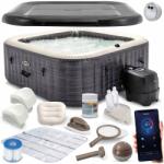 Intex Felfújható Spa Jakuzzi Kerti Hidromasszázs Led Alkalmazás Vezérlés (28452NP-Z)