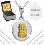 Golden Celebrity Női Hosszú Nyaklánc Medál Szűzanya 925 Gravírozás Ezüst Ékszer