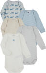 Petit Bateau Body pentru copii LOT BODIES X5 Petit Bateau Gri 36 luni