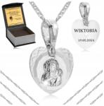 Golden Celebrity Női Nyaklánc Medál Ezüst 925 +gravírozott Hosszú Lánc 70CM (łańcuszek złoty 585 grawer srebrny celebrytka)