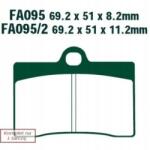 EBC Fékbetétek Ducati Monster 600 93-97 916 Sps 996CC 97-98 750 Monster