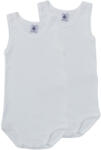 Petit Bateau Body pentru copii POL Petit Bateau Alb 18 luni