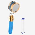  Zuhanyfej nagynyomású ötvözet szűrő takarékos kék (KFYBN604-09)