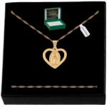 Golden Celebrity Arany Lánc Csoda Medál Gravírozás Ajándék Keresztelőre Bérmálás