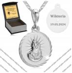 Golden Celebrity Ezüst Nyaklánc Medál Szűzanya 925 Ajándék Keresztelő Gravírozás - allegro - 13 670 Ft