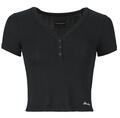 Guess Rövid ujjú pólók GJ POINTELLE SS HENLEY Fekete EU M