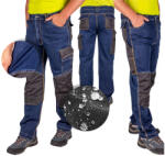 FIRI Férfi munkavédelmi farmer nadrág Firi térdvédő zsebekkel M (999.17/M)