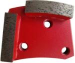 Corax Pro 8508 Gyémánt betoncsiszoló szegmens 3 lyukú, M8/QC, közepes 40x10x10 mm P16 (8508.11.41-EASY)