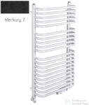 Radeco UGO A6-600/U 1440x635 törölközőszárítós radiátor MERKURY 7 (matt fekete) színben (Radeco_UGO_A6_600_U_MERKURY7)