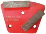 Corax Pro 8506 Gyémánt betoncsiszoló szegmens 3 lyukú, M6, közepes 40x10x10 mm P30 (8506.11.43)