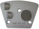 Corax Pro 8506 PCD betoncsiszoló szegmens 3 lyukú, M6, kerek, jobbos 40x10x10 mm (8506.62.02-R)
