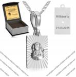 Golden Celebrity Elegáns Szingapúri Nyaklánc Lánc Medál Szűzanya 925 Gravírozás