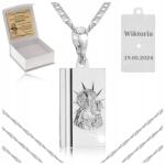 Golden Celebrity Ezüst Nyaklánc Közösségi Lánc Medál 925 Kislánynak Gravírozás (srebrny łańcuszek z medalikiem na komunię 925) - allegro - 13 670 Ft