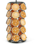  Fém kávékapszula tartó - 35 db Dolce Gusto kapszulához - 165 x 165 x 320 mm - fekete (GLBW0997)