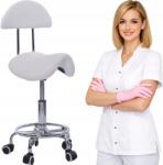 Cerlo Hoker Forgatható Orvosi fodrász szék Állítható háttámlával (TK3 BIAŁY P)