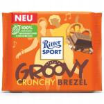 Ritter SPORT Tejcsokoládé Ritter Sport 100 g Crunchy Brezel (4000417628411)