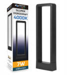 Masterled Rio Masterled LED kerti lámpa, kültéri oszlop alakú, álló, 7W, 400lm, 4000K, semleges, 120°, fekete, IP54, 50cm (LVTOPR3572)