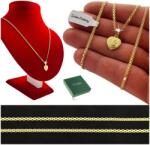 Golden Celebrity Csillogó Női Nyaklánc Mária Medál 925/585 14K Keresztelőre (damski naszyjnik łańcuszek dla niej żony mamy)