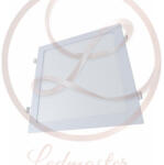 Masterled Proma 24 W-os süllyesztett natúr fehér négyzet alakú LED-es mennyezetlámpa (2115)