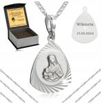 Golden Celebrity Ezüst Nyaklánc Medál Szűzanya 925 Ajándék Keresztelő Gravírozás (biżuteria dla niej dziewczyny na 18 urodziny) - allegro - 15 505 Ft